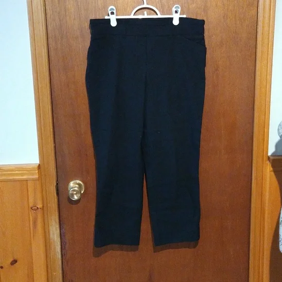 ✨ Hilary Radley Black Textured Dress Pants – Women’s Size 10 ✨ - Picture 3 of 16